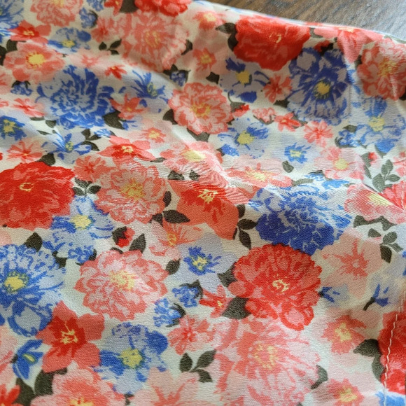 NOBO A-line Super High Rise Pink Floral Skirt Size Junior's XXL 19 NEW with Tag - Picture 5 of 8